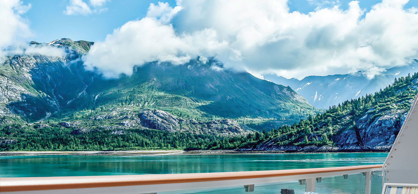 Image: The view from a private balcony on American Cruise Lines' 175-guest American Constellation in Alaska. (Photo via American Cruise Lines)