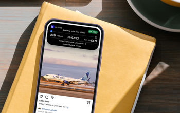 United Airlines supports Live Activities for iPhone.