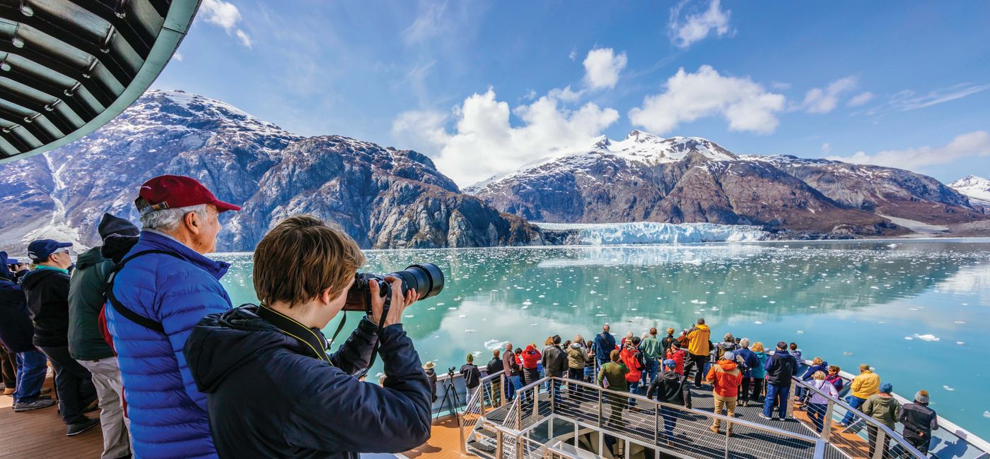 Image: Aboard a Lindblad Expeditions' voyage in Alaska. (Photo via Lindblad Expeditions)