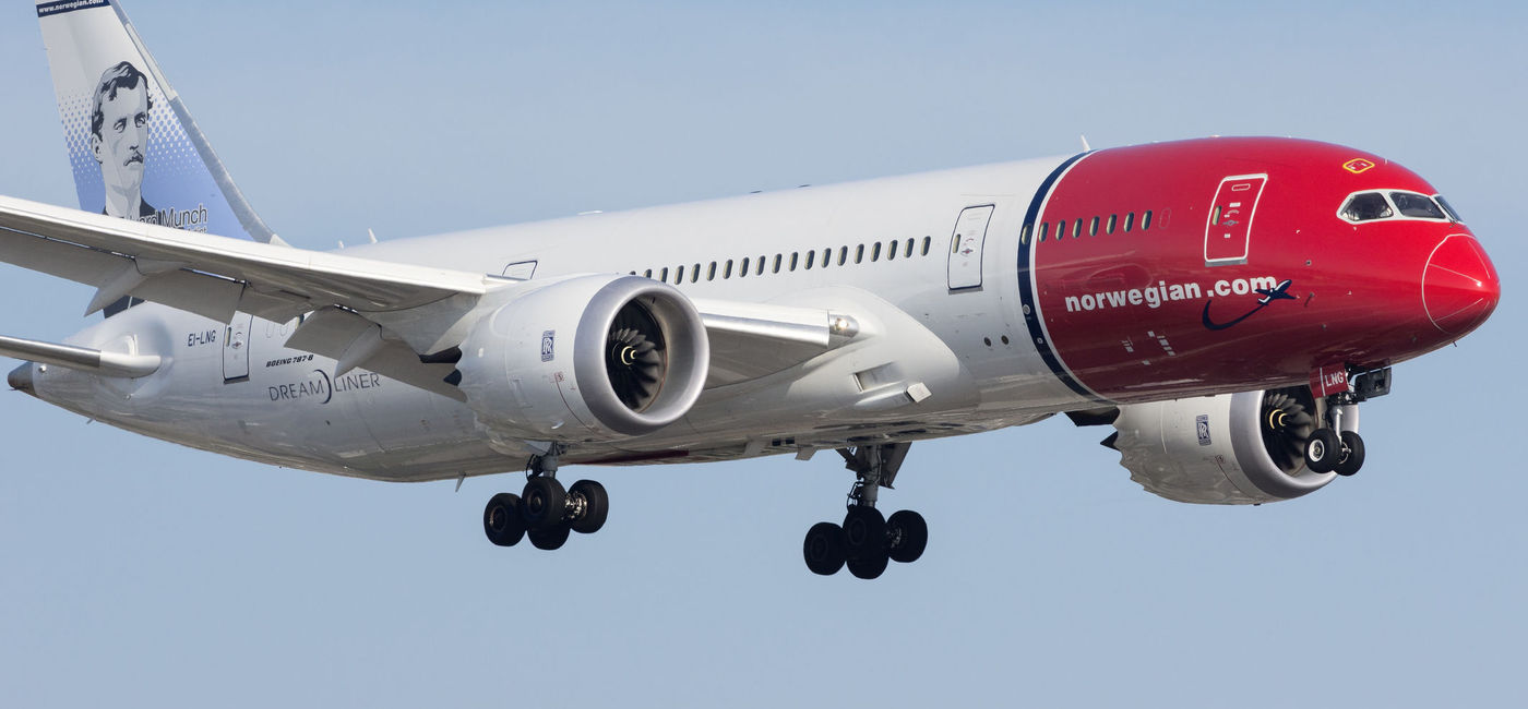 Image: PHOTO: Norwegian Air Boeing 787 Dreamliner. (photo via Angel Di Bilio/iStock Editorial/Getty Images Plus)