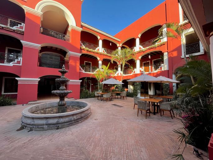 Nayarit Hotel Nukari courtyard Nayarit Hotel Nukari courtyard
