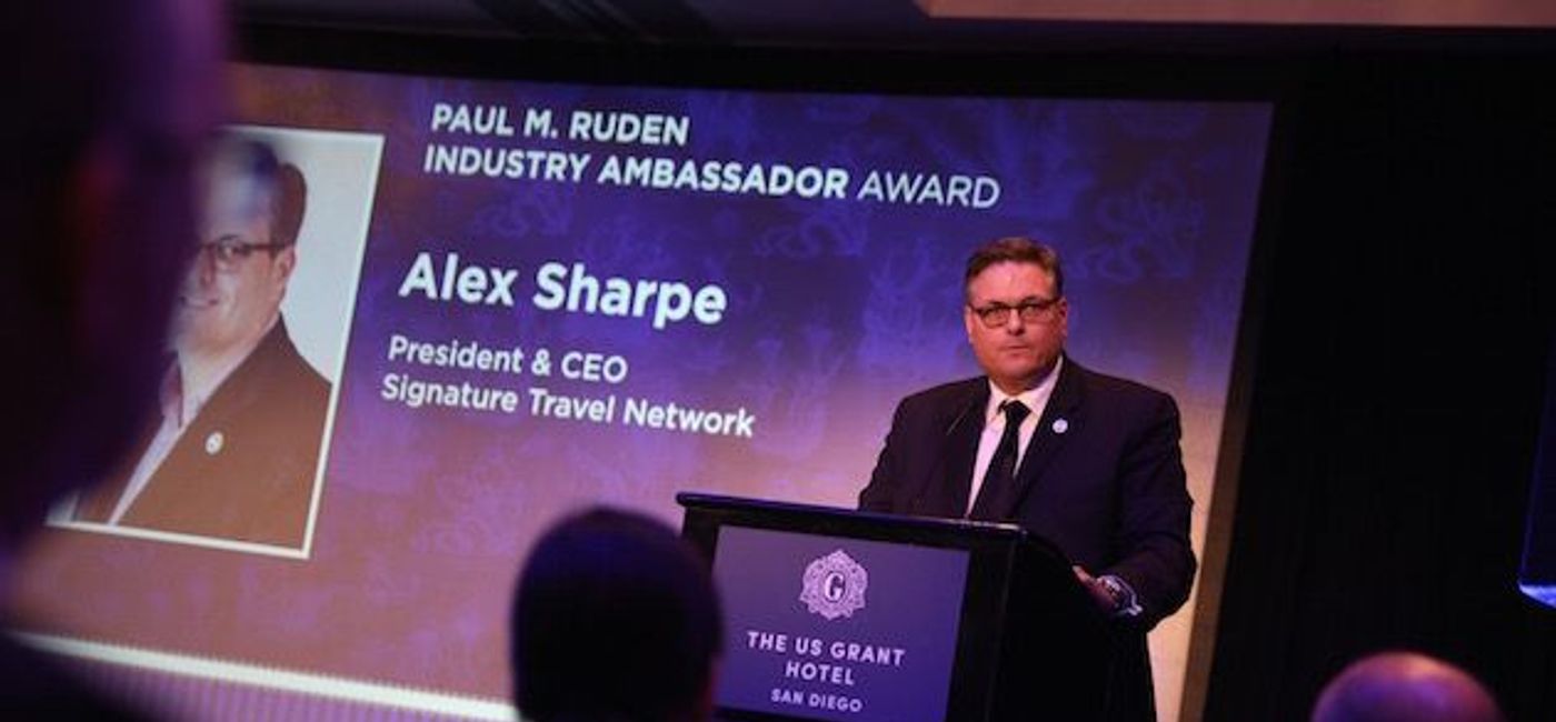 Image: PHOTO: Alex Sharpe, President and CEO of Signature Travel Network. (photo courtesy of ASTA)