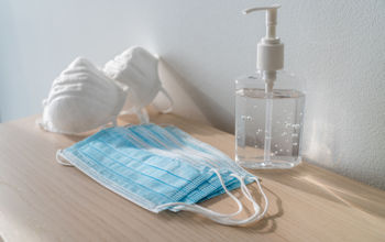 safety amenities, hand sanitizer, masks