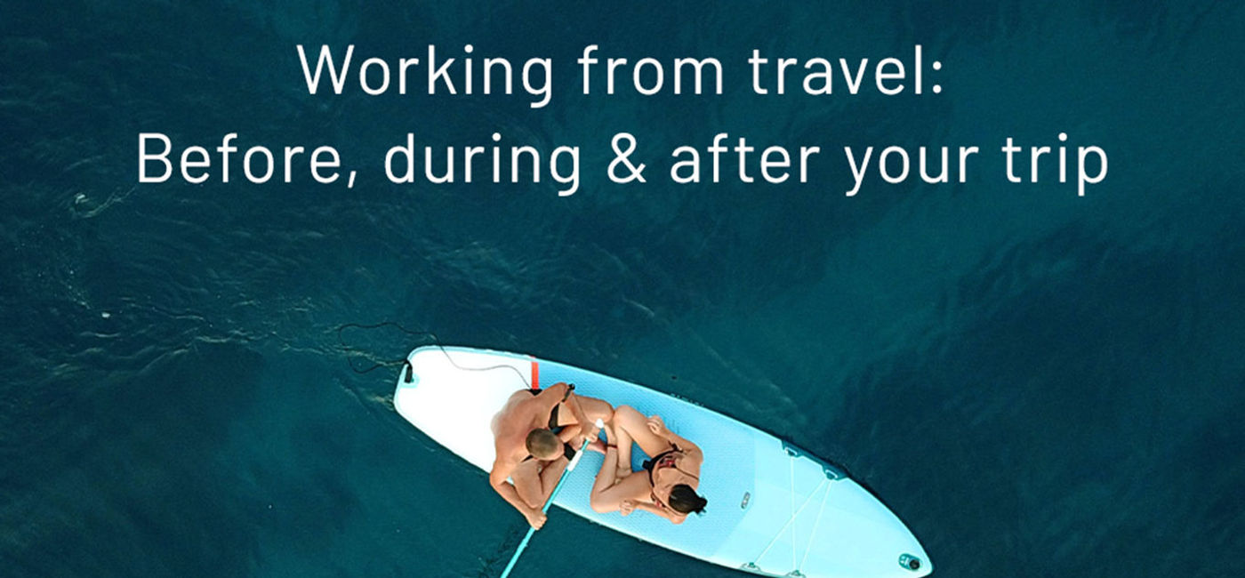 Image: Tips for working while you travel. (photo courtesy Avoya Travel)