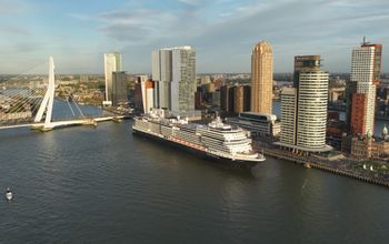 Le Rotterdam de Holland America Line part pour la traversée historique du 150e anniversaire