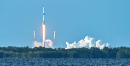 Rocket launch at Cape Canaveral, Florida