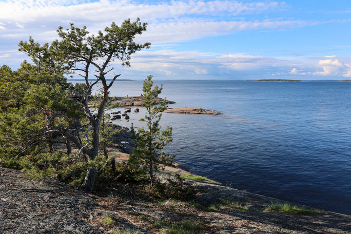 The view from Ulko-Tammio, an uninhabited island off the coast of Finland. Ulko-Tammio, Finland, nature parks in Europe, European nature parks