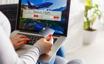 Searching for airfare.
