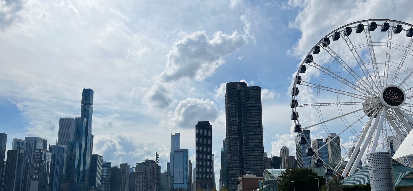 Image: View of Chicago from Navy Pier. (photo by Patrick Clarke)