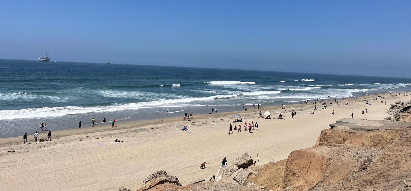 Image: Looking out over Huntington Beach, California. (photo by Patrick Clarke)