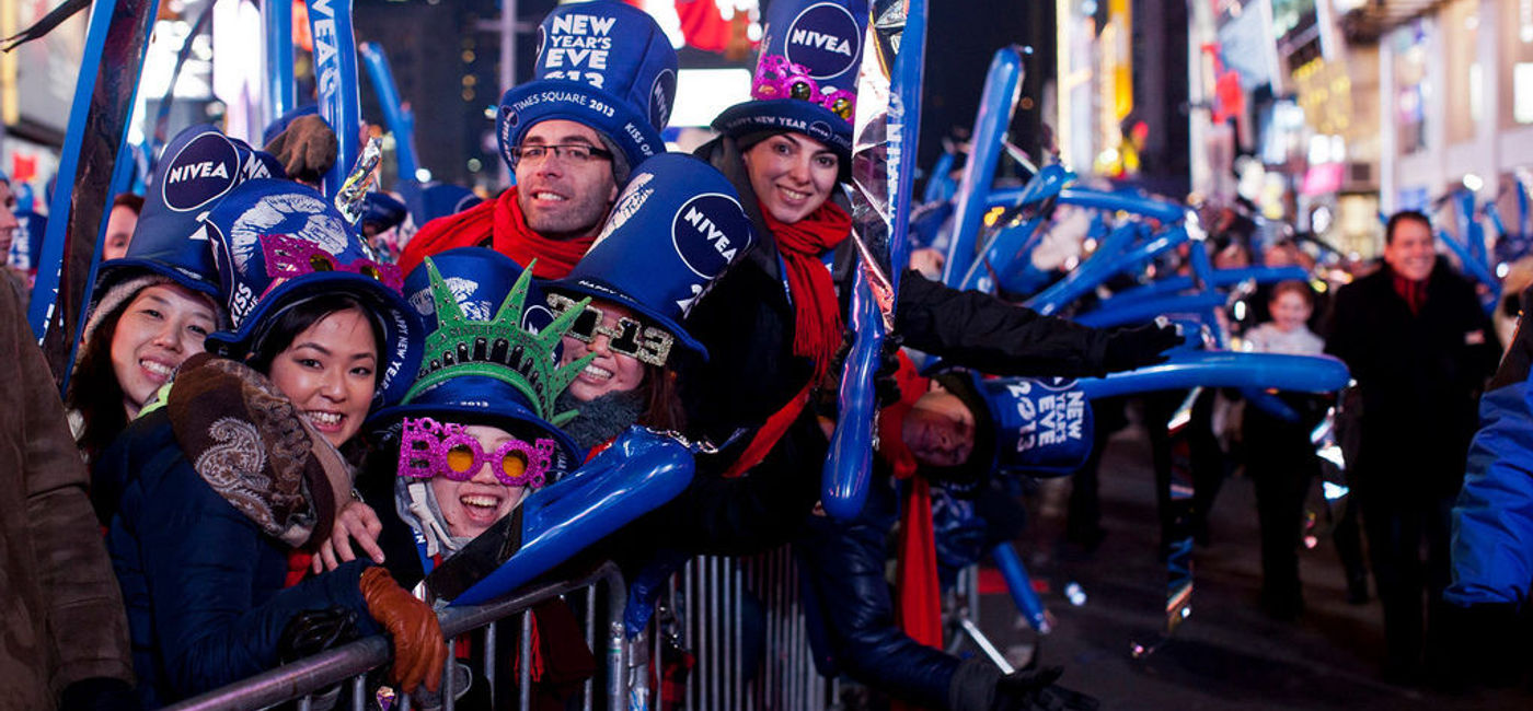Image: PHOTO: New Year's revelers in Times Square. (photo via Flickr/Anthony Quintano)
