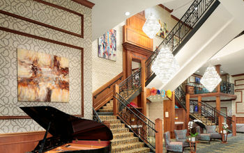The Grand Lobby aboard American Duchess