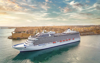 Oceania Cruises' Riviera cruise ship in Malta.