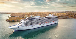 Oceania Cruises' Riviera cruise ship in Malta.