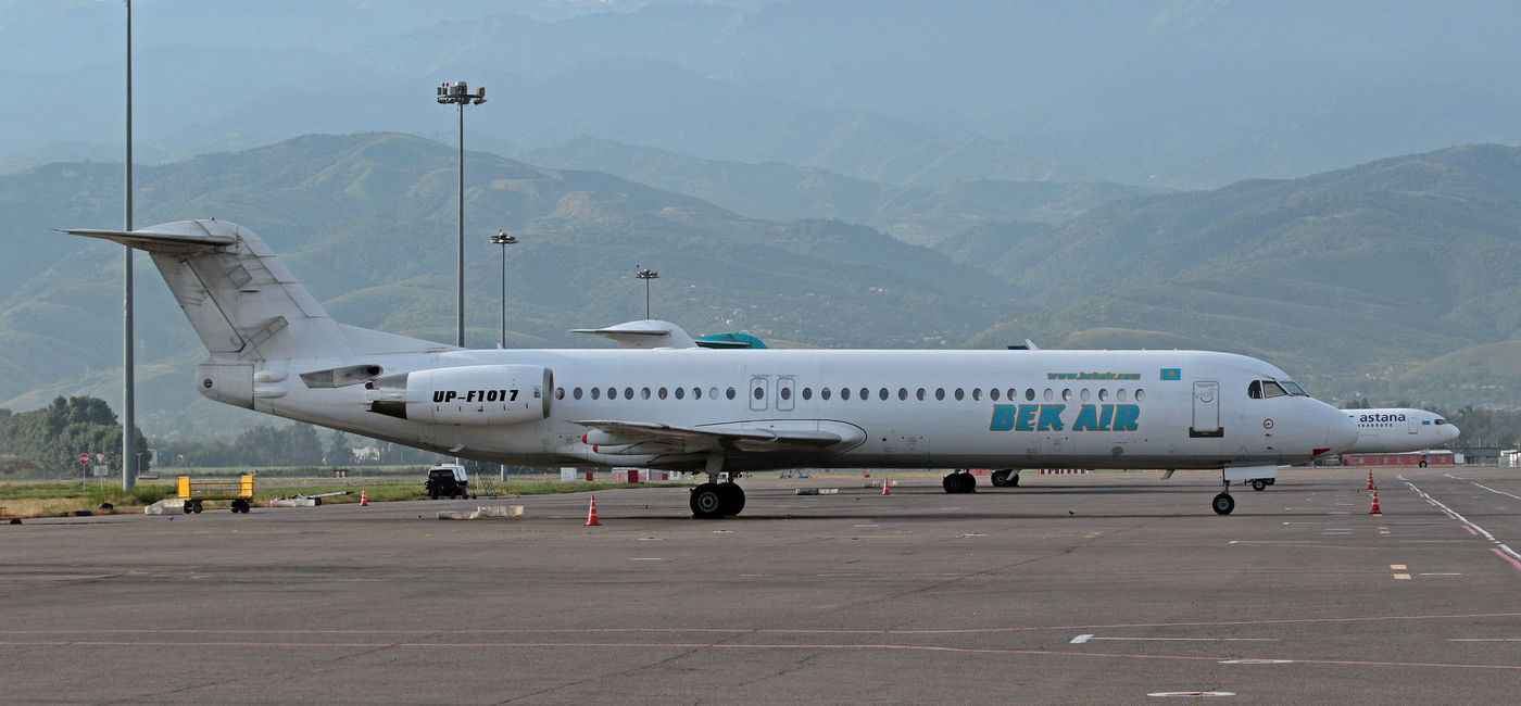 Image: PHOTO: Bek Air Fokker 100. (photo via flickr / MarkCamenzuli)