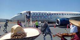 Aeromexico inaugurated its Mexico City-Tepic flight, opening a new door for tourists to Riviera Nayarit and the state's Magic Towns. (Photo via TravelPulse).