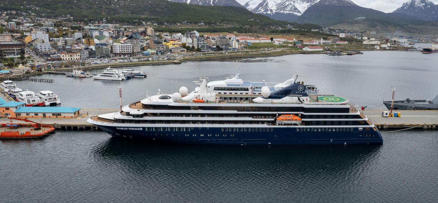 Image: World Voyager naming ceremony. (Photo Credit: Atlas Ocean Voyages)