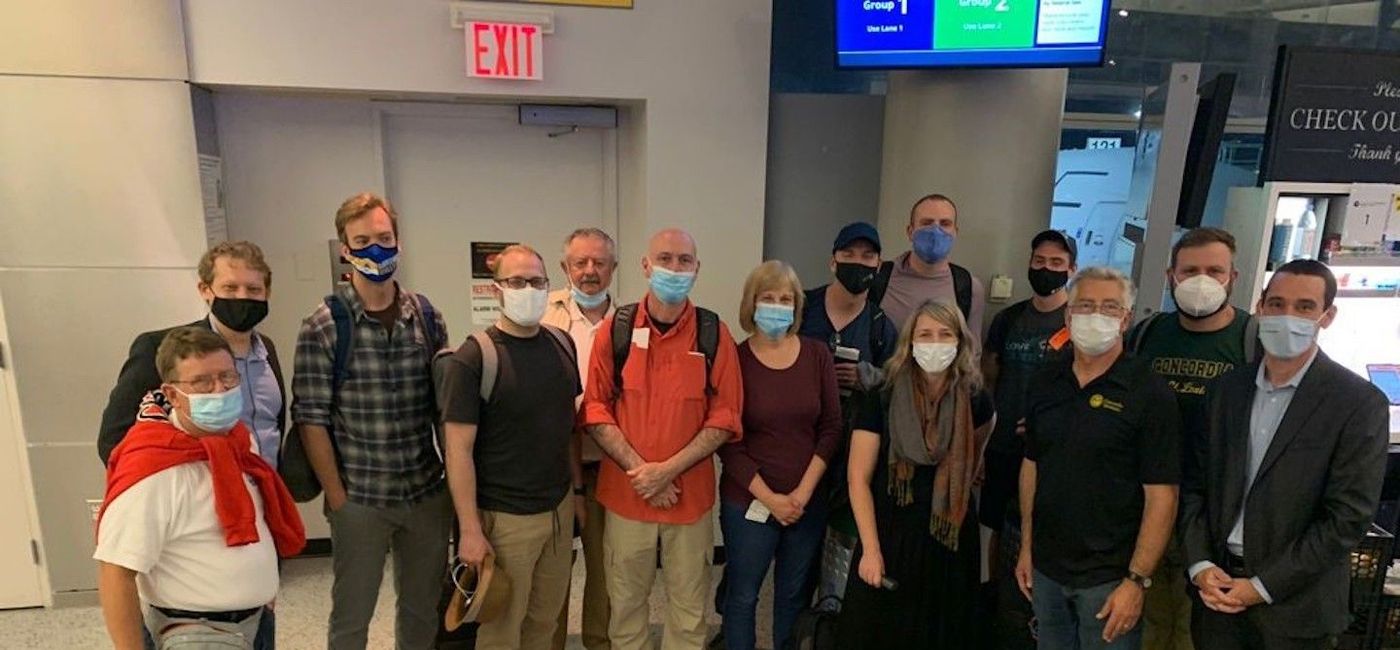 Image: The group included American theological students and their professor. (photo via Israel Ministry of Tourism)