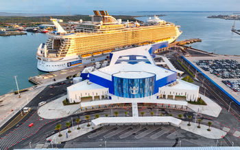 Royal Caribbean International’s new $125 million cruise terminal in Galveston.