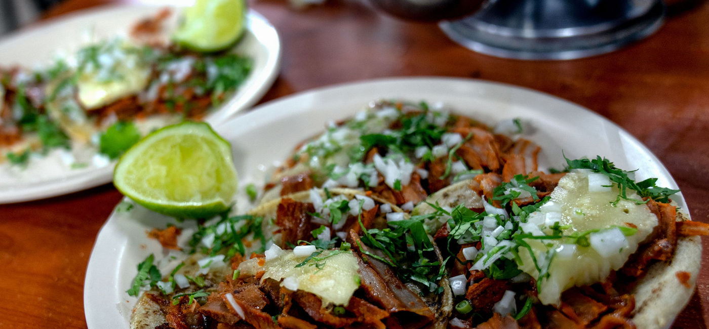 Image: PHOTO: Tacos al Pastor. (Photo via iStock / Getty Images Plus / grandriver)