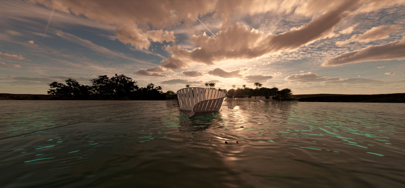 Image: Rendering of the over-water restaurant at the Banyan Tree Veya Bacalar resort. (photo via Banyan Tree Group) ((photo via Banyan Tree Group))