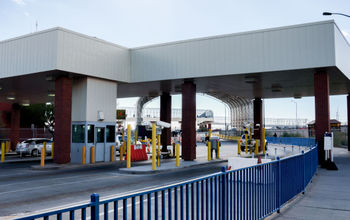 The United States and Mexico Border crossing.