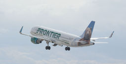 Frontier Airlines plane.