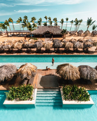 Excellence El Carmen Beach Pool Overview