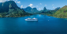 Paul Gauguin Cruises in Bora Bora, French Polynesia.