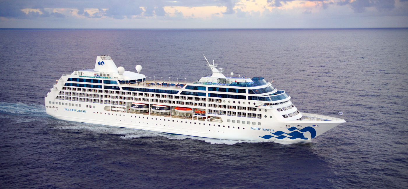 Image: PHOTO: Pacific Princess at sea. (Photo courtesy of Princess Cruises)