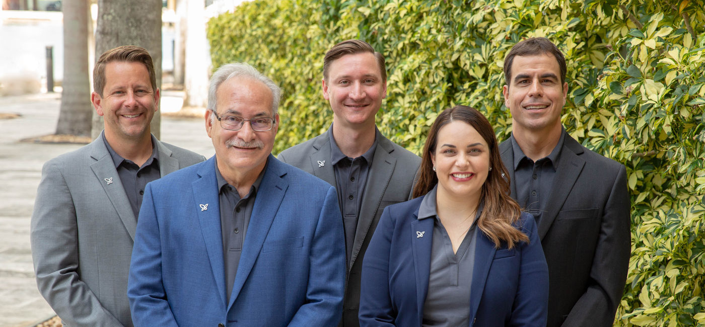 Image: Avoya'a Strategic Leadership Team at the 2019 Conference at the Hyatt Regency Miami. (photo via Avoya Travel)