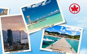 Air Canada increases service to popular winter travel destinations.