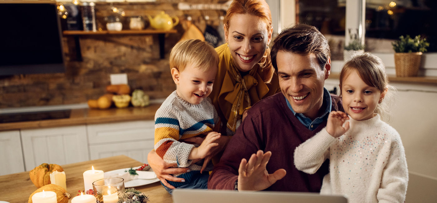 Image: PHOTO: Virtual Thanksgiving. (photo via Drazen Zigic / iStock / Getty Images Plus)