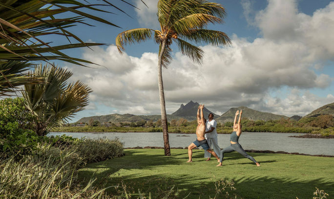 Enjoy beachside yoga in an Indian Ocean paradise 