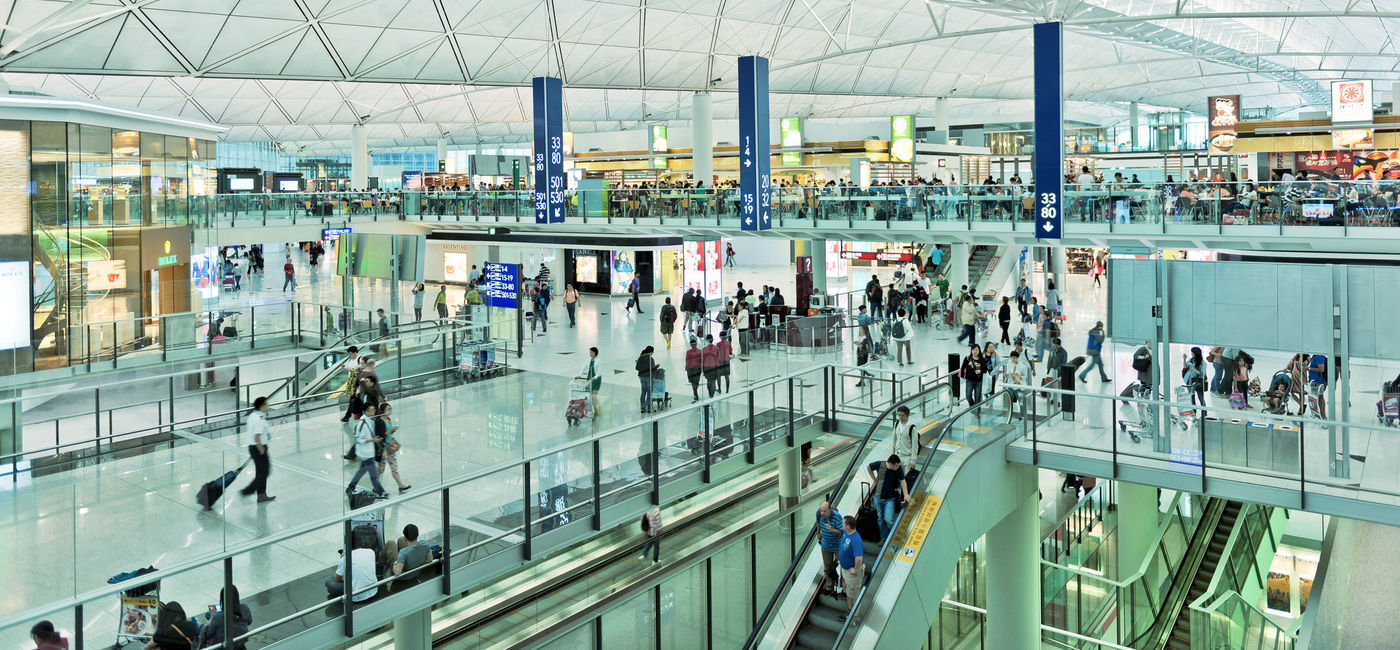 Image: Hong Kong International Airport. (photo via Pavliha / E+)