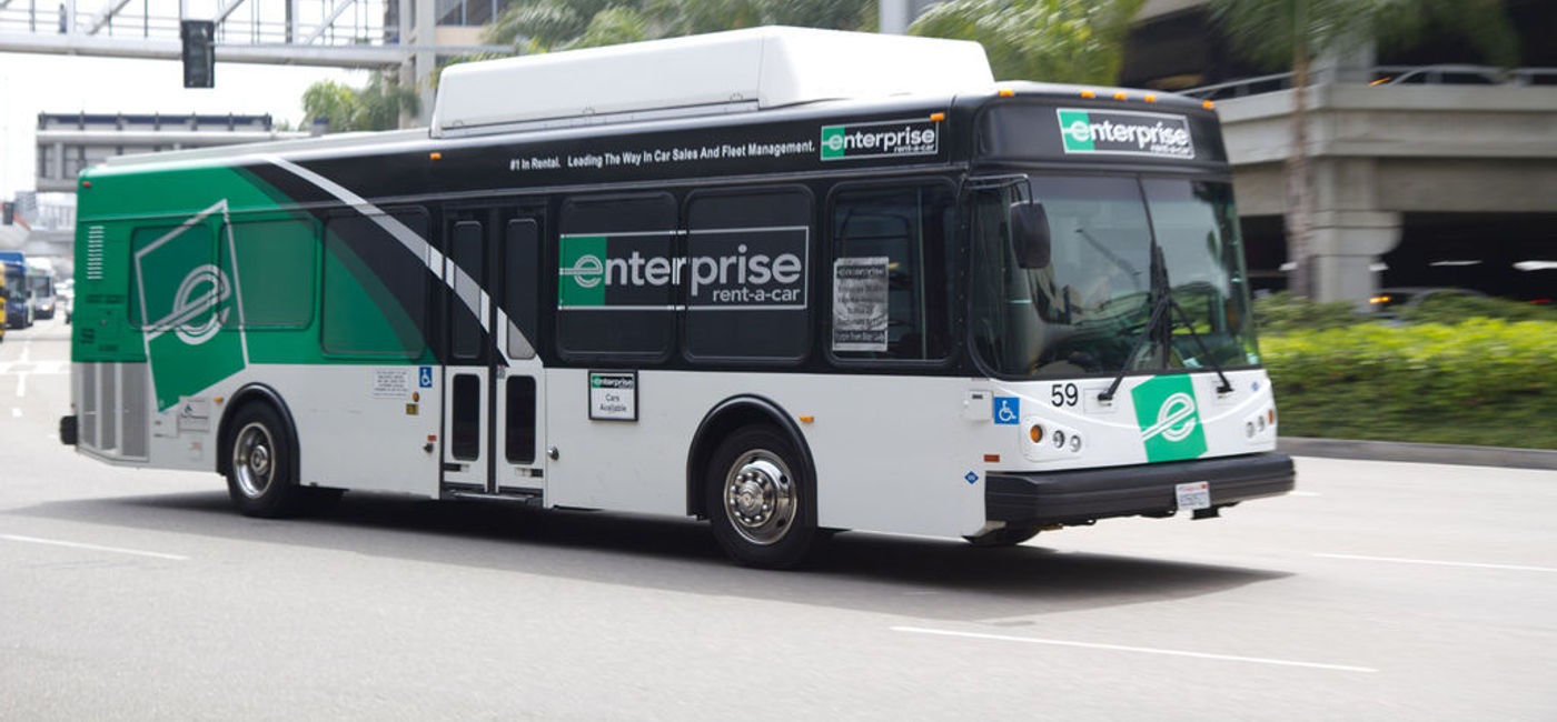Image: Photo: Enterprise Car Rental Shuttle. (Photo via Flickr/Atomic Taco) 