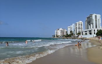 beach, ocean, puerto rico, san juan, marriott