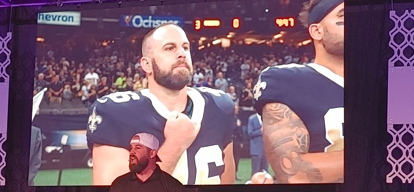 Image: Jon Dorenbos delivered the event's keynote address. (photo via Claudette Covey)