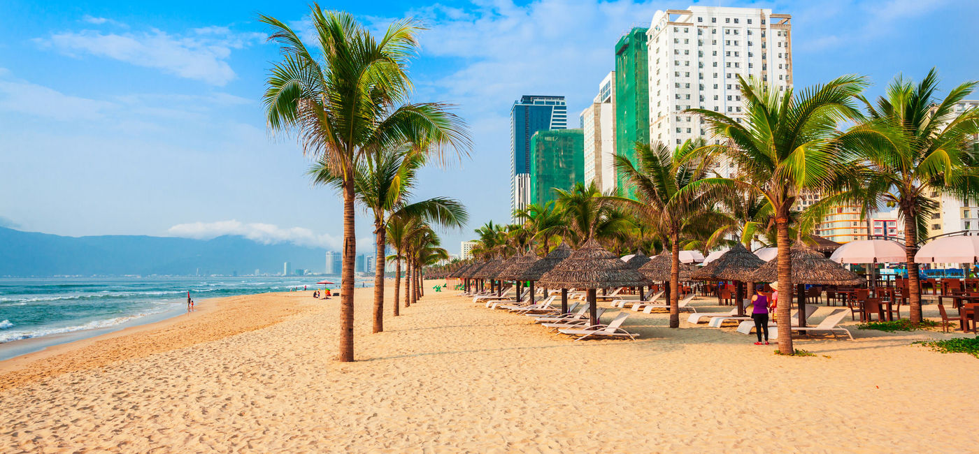 Image: PHOTO: My Khe city beach, Da Nang, Vietnam. (Photo via Getty Images Plus / iStock / saiko3p)