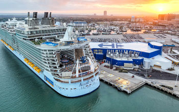 Royal Caribbean International’s new $125 million cruise terminal in Galveston.