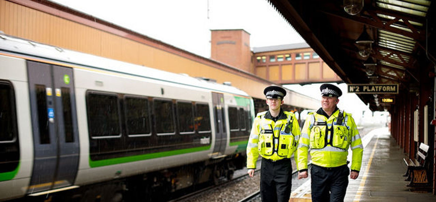 Image: PHOTO: Security will be far more visible around the UK on its trains. (photo via Flickr/West Midlands Police) 