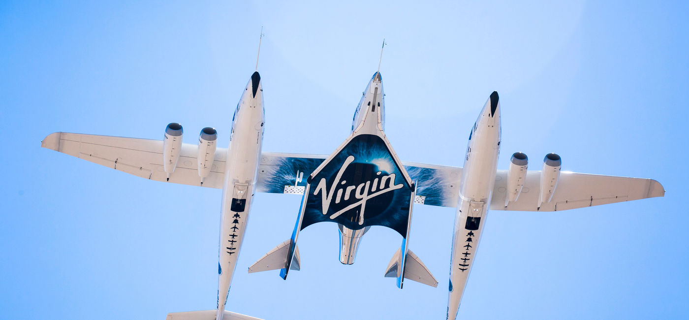 Image: Virgin Galactic's Carrier Aircraft VMS Eve and VSS Unity Take to the Skies. (photo via Virgin Galactic Media) (Virgin Galactic)