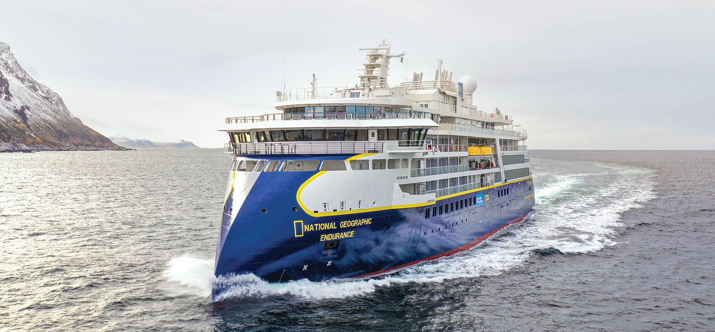 Image: Lindblad's National Geographic Endurance. (Photo via Lindblad Expeditions)