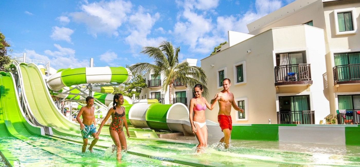 Image: PHOTO: Fun for all ages at Sandos Caracol Eco Resort's Aqua Park. (photo via Sandos Hotels & Resorts) (Sandos Hotels & Resorts))