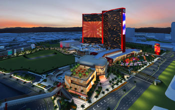 Exterior rendering of the new Resorts World Las Vegas complex.