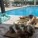Poolside cabana at Hyatt Ziva Los Cabos