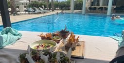 Poolside cabana at Hyatt Ziva Los Cabos