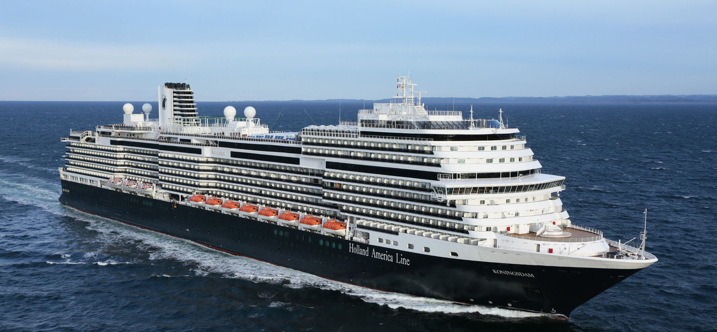 Image: Holland America Line's Pinnacle Class ship, the MS Koningsdam. (photo courtesy of Holland America Line)