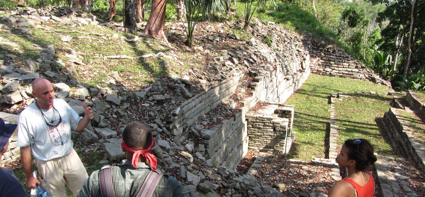 Image: Lubaantun, a pre-Columbian ruined city, is one of hundreds of Mayan archaeological sites in Belize (Photo by Brian Major).