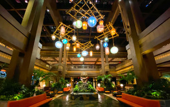Lobby at Disney's Polynesian Villas & Bungalows at Walt Disney World
